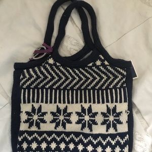 - American eagle knit sweater purse